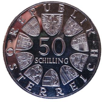 Preview: 50 Schilling Silber 1967 100 Jahre Donauwalzer PP