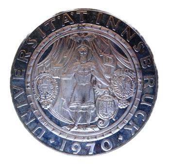 Universität Innsbruck – 50 Schilling Silber 1970 PP