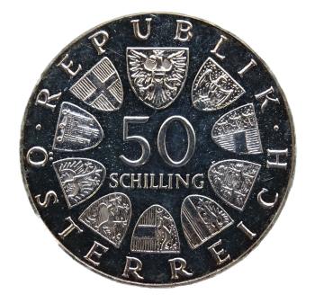 Österreichischer Wappenkreis – Gedenkmünze 1973