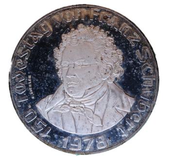 50 Schilling Silber 1978 Franz Schubert PP