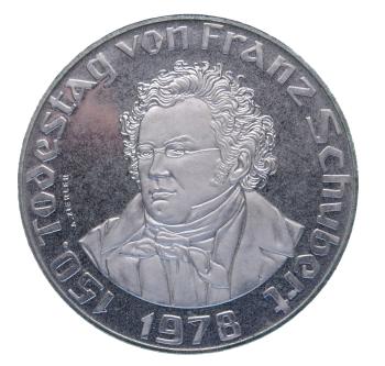 50 Schilling Silber 1978 Franz Schubert PP