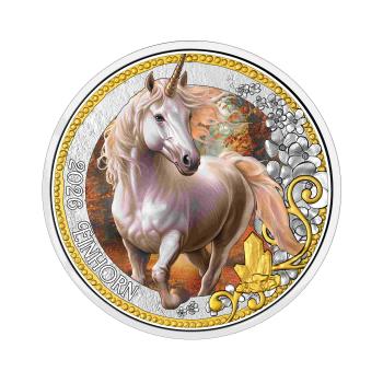 3 Euro Fantastische Fabelwesen 2026 – Das Einhorn