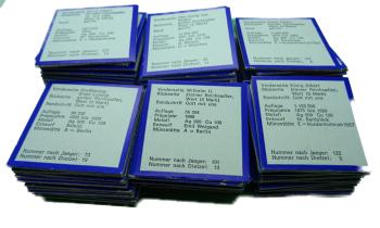 Coin Cards Kartonkarten mit Technischen Daten für 2 und 5 Mark Münzen