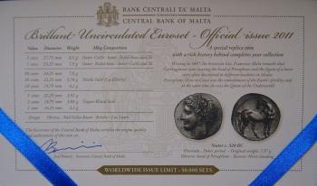 Preview: Malta Euro-Kleinmünzsatz 2011 mit Gedenkmünze „Wahl des ersten Abgeordneten“