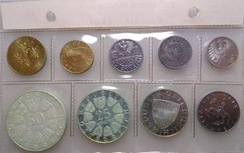 Preview: Kleinmünzsatz 1972 Schilling Set PP