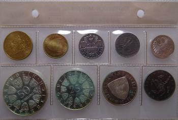 Preview: Österreich Kleinmünzsatz 1972 Schilling Polierte Platte