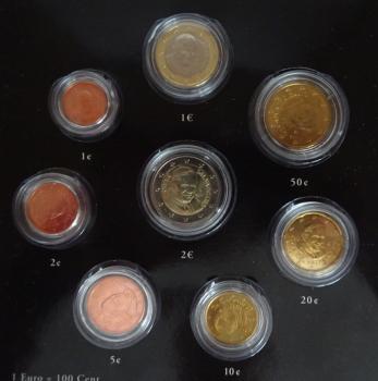 Preview: Kleinmünzsatz Lire und Euro 2011 Vatikan Papst Benedikt XVI.