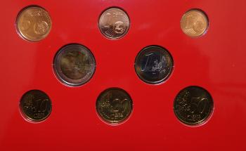 Preview: Kleinmünzsatz Euro 2001 Monaco Blister unzirkuliert