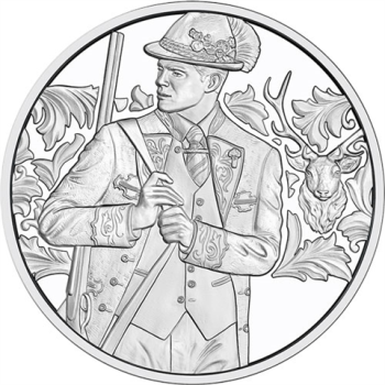 Preview: 10 Euro Silber 2026 Anpirschen Horn Hgh