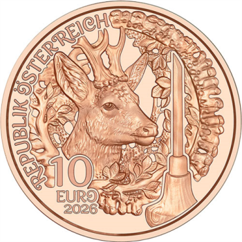 Preview: 10 Euro Kupfer 2026 Anpirschen Horn