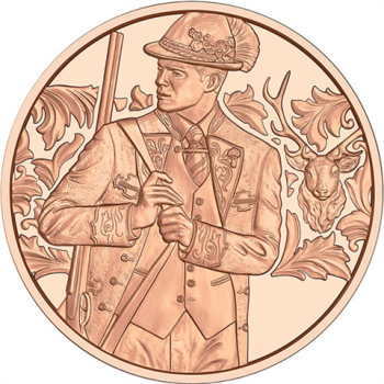 10 Euro Kupfer 2026 Anpirschen Horn
