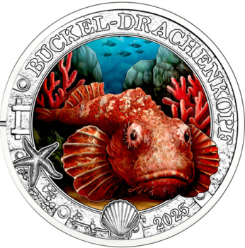 3 Euro 2025 Buckel-Drachenkopf