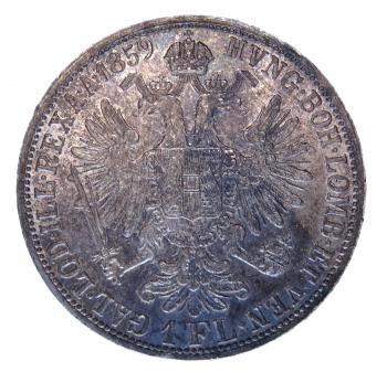 1 Florin Gulden 1859 A