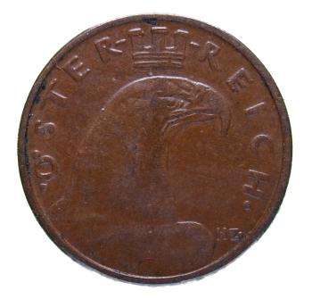 Österreich 1 Groschen 1926 – Bronze‑Münze der Ersten Republik