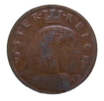 Österreich 1 Groschen 1936 – Bronze‑Münze der Ersten Republik