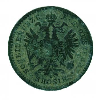 1 Kreuzer Kupfer 1858V Franz Joseph I.