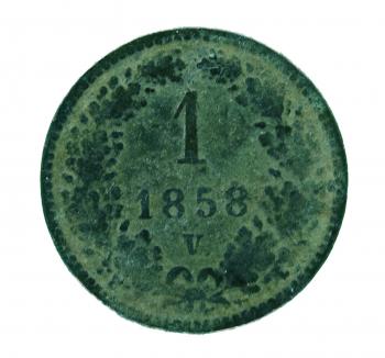 1 Kreuzer Kupfer 1858V Franz Joseph I.