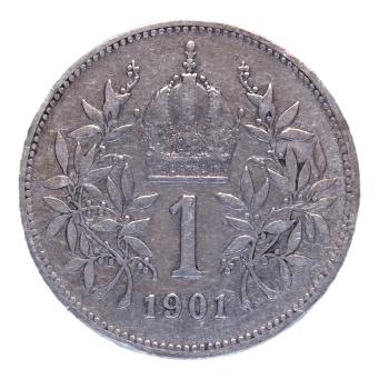 1 Krone 1901 Silber Franz Joseph I.
