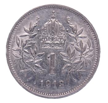 1 Krone 1913 Silber Franz Joseph I.