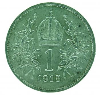 1 Krone 1915 Silber Franz Joseph I.