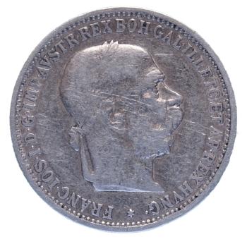 Österreich 1 Krone 1892 Silber Franz Joseph I Kaiserreich Sammlermünze