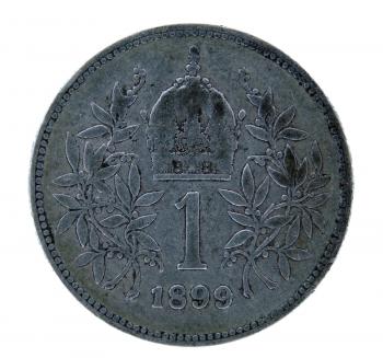 1 Krone 1899 Silber Franz Joseph I.