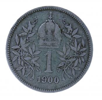 1 Krone 1900 Silber Franz Joseph I.