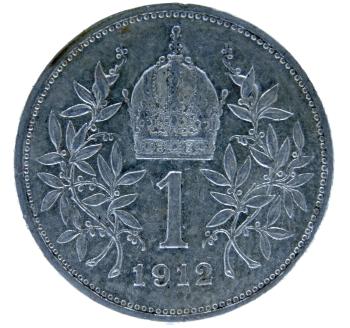 1 Krone 1912 Silber Franz Joseph I.