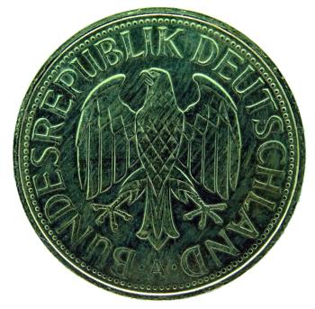 1 Mark 1994 A vergoldet