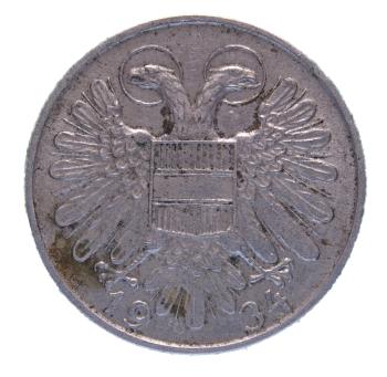 1 Schilling Cu-Ni 1934