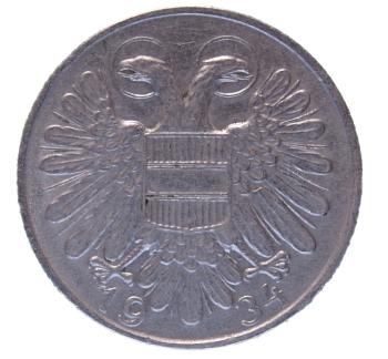 1 Schilling Cu-Ni 1934