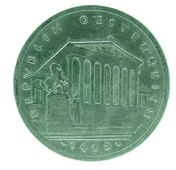 1 Schilling Silber 1925