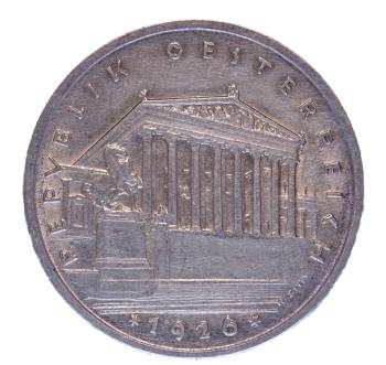 1 Schilling Silber 1926 Österreich – 1. Republik Sammlermünze