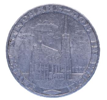 Stephansgroschen 1950 – Rückseite ohne Wappen