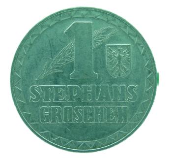 1 Stephansgroschen Alu 1950 Wappen Tirol