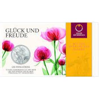 10 Euro Silber 2024 Die Pfingstrose Hgh Blister