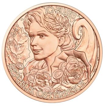 10 Euro Kupfer 2024 Die Pfingstrose