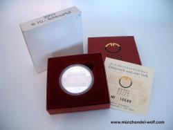 10 Euro Silber 2003 Schloß Hof PP