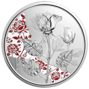 10 Euro Silber 2021 Die Rose PP