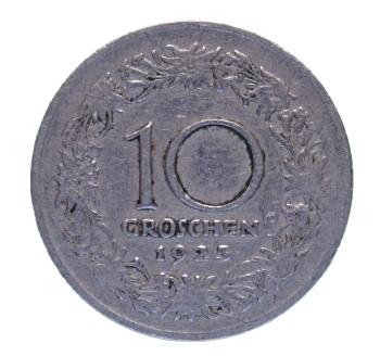 10 Groschen 1925 Cu-Ni