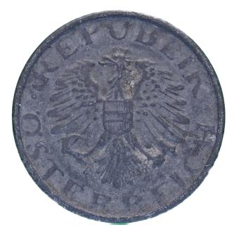 Österreich 10 Groschen 1949 aus Zink