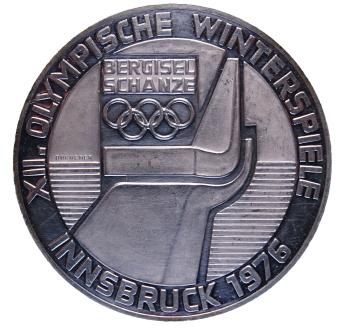 100 Schilling Silber 1976 – Olympia Innsbruck, 4. Ausgabe Hall, PP