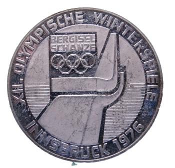 00 Schilling Silber 1974 – Olympia Innsbruck, 4. Ausgabe Wien, PP