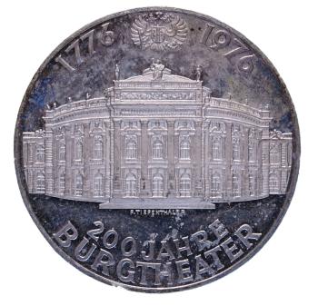100 Schilling Silber 1976 – 200 Jahre Burgtheater, PP, Österreich