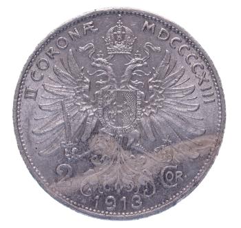 2 Corona 1913 Silber Franz Joseph I.