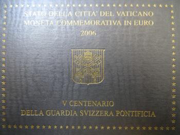2 Euro Vatikan 2006 5 Jahre Schweizergarde