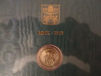 2 Euro Vatikan 2010 Priesterjahr