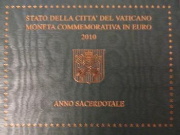 2 Euro Vatikan 2010 Priesterjahr