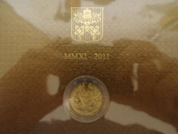 2 Euro Vatikan 2011 Weltjugendtag in Madrid