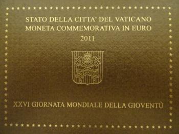2 Euro Vatikan 2011 Weltjugendtag in Madrid